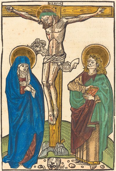 十字架上のキリスト、c。 1500。 作： Unbekannt