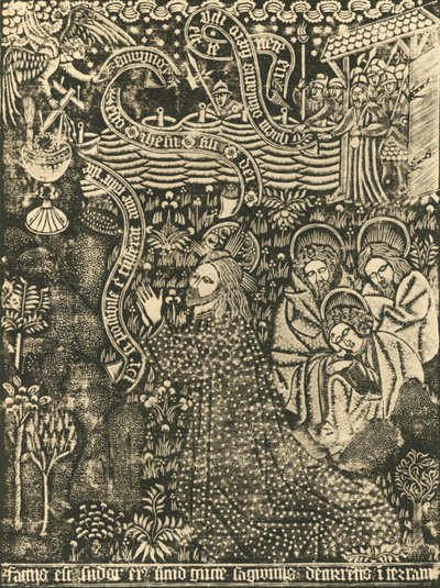 オリーブ山のキリストドットプリント、1915年。 作： Unbekannt