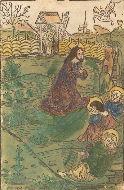 オリーブ山上のキリスト、c。 1490年。 作： Unbekannt