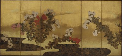 川辺の菊 江戸時代・19世紀 作： Unbekannt