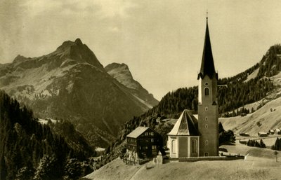 シュレッケン教会、オーストリア、ブレゲンツァーヴァルト、c1935。 作： Unbekannt