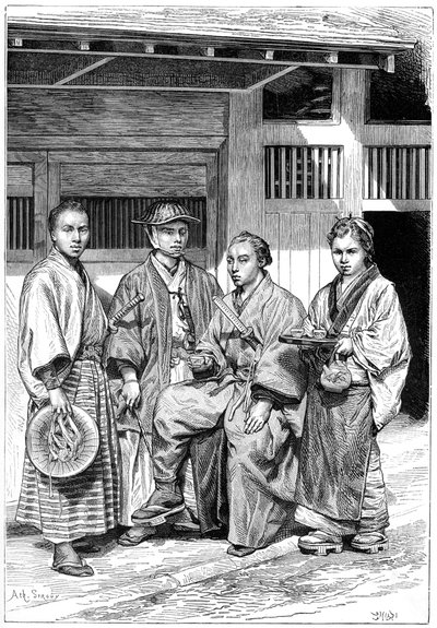 東京市民、1895年 作： Unbekannt