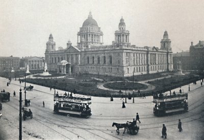 市庁舎、ベルファスト、1917 作： Unbekannt