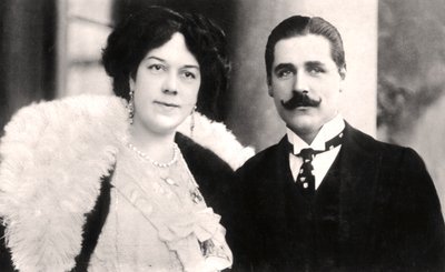 クララエレンバット1872-1936とケナーリーランフォード1870-1957、イギリスの歌手、1906 作： Unbekannt