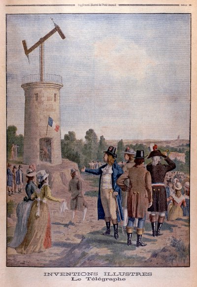 クロードシャッペ1763-1805、フランスのエンジニア兼発明家、c1901 作： Unbekannt