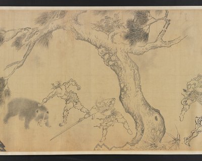 山林の開拓、15世紀。 作： Unbekannt