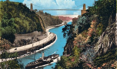 リーウッズ、ブリストル、c1940年代からクリフトン吊り橋 作： Unbekannt