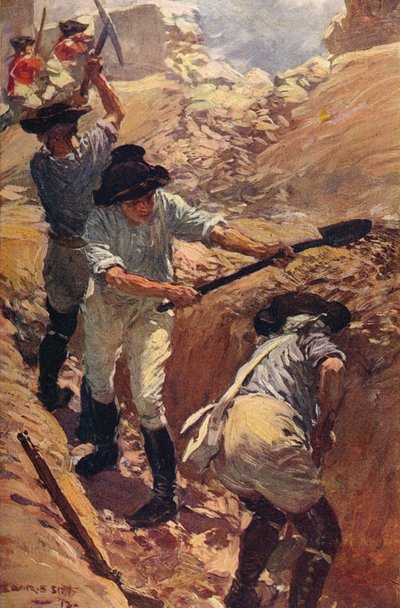 アーコットの塹壕のクライヴ、1751年1912年 作： Unbekannt