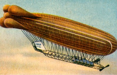 クレメントバヤード1号飛行船、1908年、1932年。 作： Unbekannt
