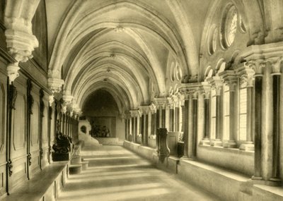 回廊、ハイリゲンクロイツ修道院、低いオーストリア、c1935。 作： Unbekannt