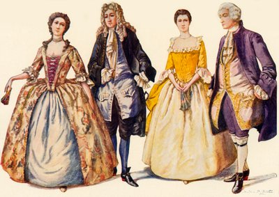 アン女王とジョージ1世の服の治世、1702-1725年、1903年、1937年。 作： Unbekannt