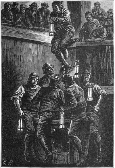 炭鉱事故、ダラム州シーハム炭鉱、1880年c1895 作： Unbekannt