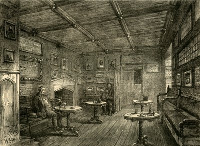 セントジョンズゲートのコーヒールーム、1872年。 作： Unbekannt