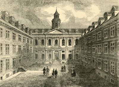 医師の大学、ワーウィックレーン。四角形の内部、c1872。 作： Unbekannt