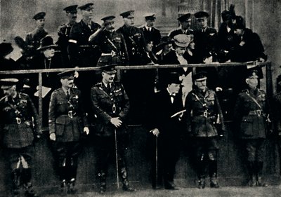 1919年、1945年の植民地軍のロンドン行進。 作： Unbekannt
