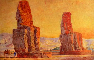 テーベの巨像、c1918-c1939。 作： Unbekannt