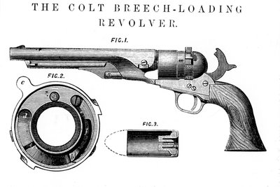 コルトフロンティアリボルバー、サミュエルコルト1814-62、c1850によって発明 作： Unbekannt