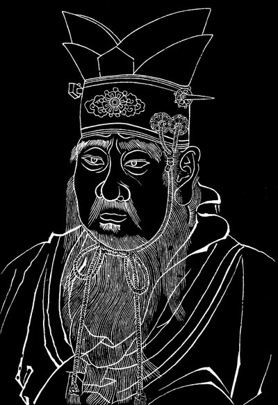 孔子551-479紀元前、中国の哲学者 作： Unbekannt