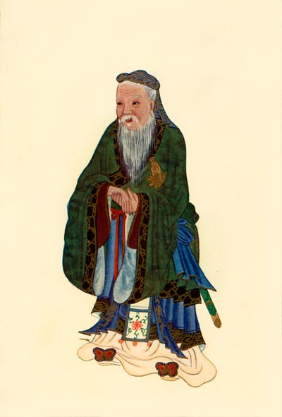 「孔子：教師と哲学者」、1922年。 作： Unbekannt