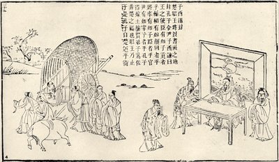 孔子訪問裁判所、19世紀 作： Unbekannt