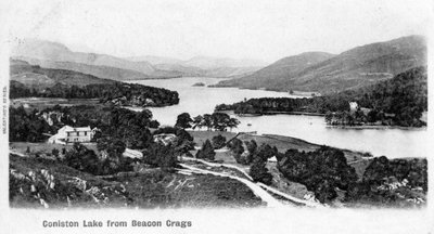 コニストン湖、カンブリア湖水地方、1902 作： Unbekannt