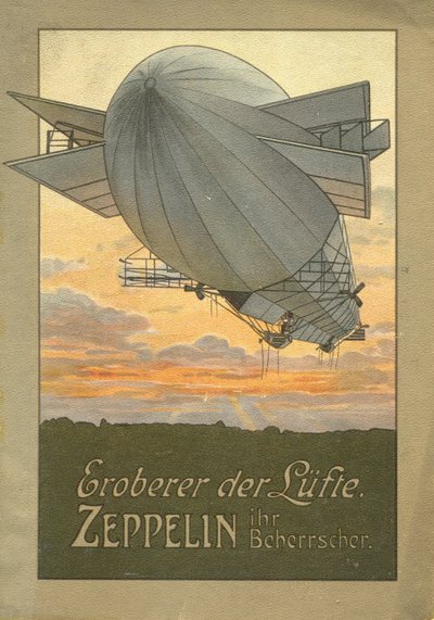 空気の征服者。ツェッペリン、1916 作： Unbekannt