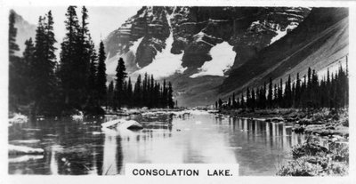 Consolation Lake、アルバータ、カナダ、c1920s 作： Unbekannt