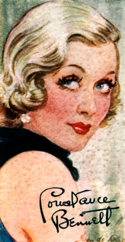 コンスタンスキャンベルベネット、1904-1965年、米国の女優、20世紀 作： Unbekannt