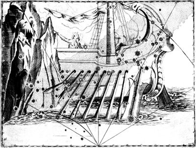 アルゴネイビスの星座、1723年 作： Unbekannt