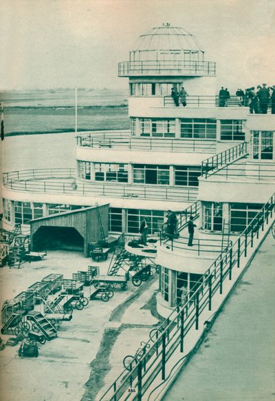 パリ、ルブルジェ空港の管制塔、c1936、c1937 作： Unbekannt