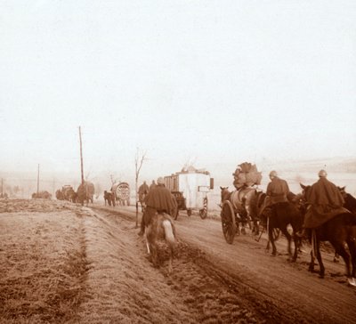 コンボイ、フランス北部、ジェコート、1916 作： Unbekannt