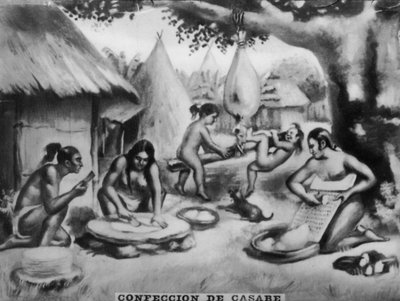 カサベの料理、1920年代 作： Unbekannt