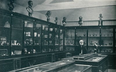 スタフォードシャー、エトルリアの古い作品のウェッジウッド博物館のコーナービュー、c1908 作： Unbekannt