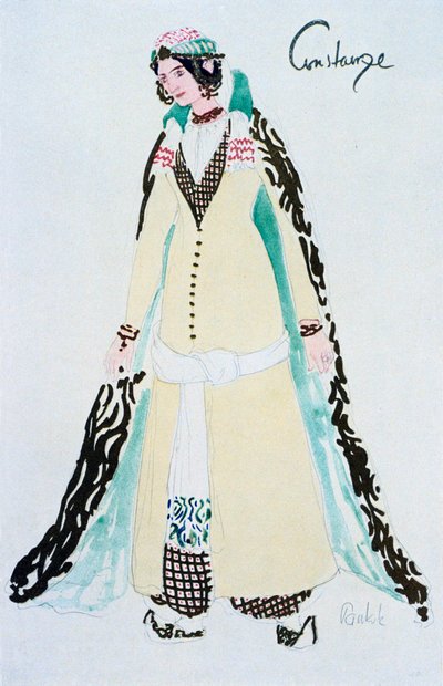コンスタンツェの衣装、c1913 作： Unbekannt