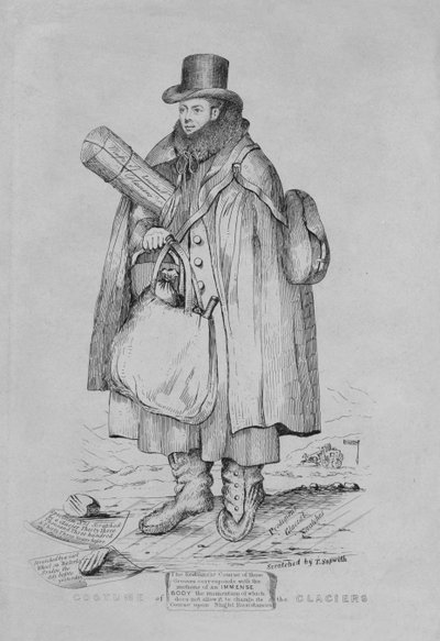 氷河の衣装、1875年。 作： Unbekannt