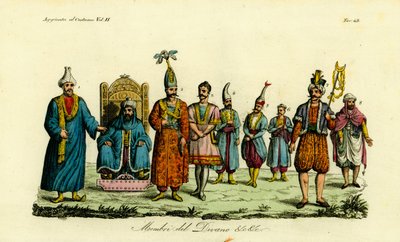 チュニジアのベルベル人役人のコスチューム 作： Unbekannt