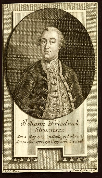 ヨハン・フリードリッヒ・ストルーエンゼー伯爵 1737-1772, 1772. 作： Unbekannt