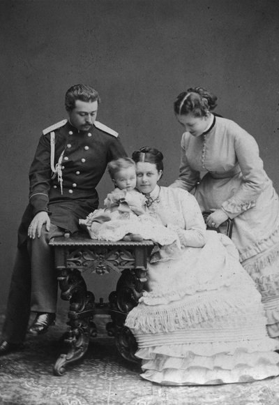 セルゲイシェレメーテフ伯爵とエカテリーナシェレメーチェヴァ伯爵とその家族、1870年代 作： Unbekannt