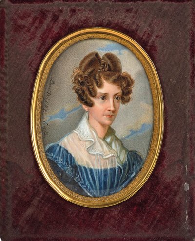 Emilie Troubetzkoy 伯爵夫人、旧 Princess zu Sayn Wittgenstein 1801-1869、1828年。 作： Unbekannt