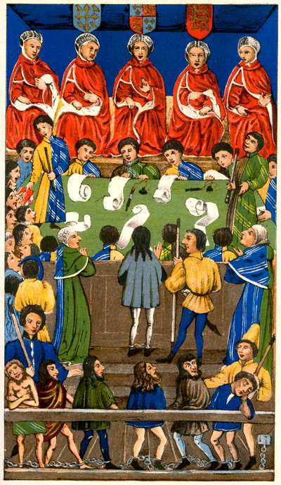キングスベンチの裁判所、1893年 作： Unbekannt