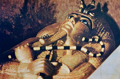 ツタンカーメンの棺、墓室、ツタンカーメンの墓、テーベ、第18王朝 作： Unbekannt