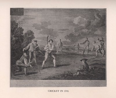 1743年のクリケット1912 作： Unbekannt