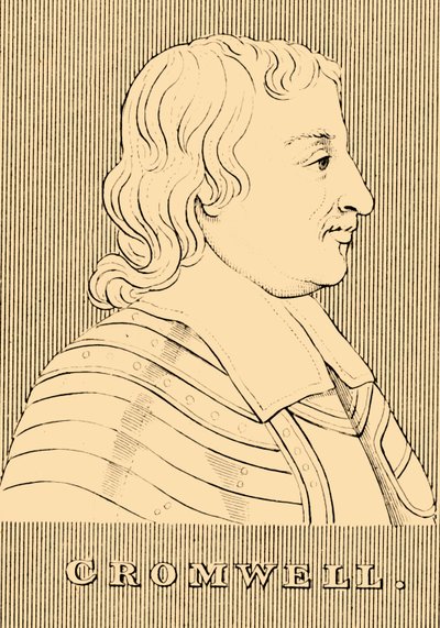 クロムウェル、1599-1658、1830。 作： Unbekannt