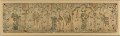 聖人に挟まれた磔刑、英国、約 おそらく1272年より前の1270年。 作： Unbekannt