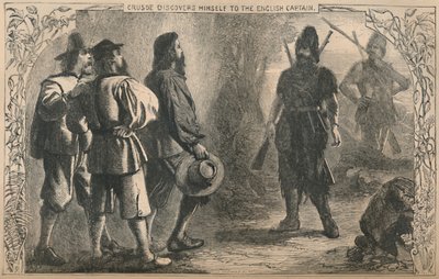クルーソーはイギリス船長、c1870に出会う 作： Unbekannt