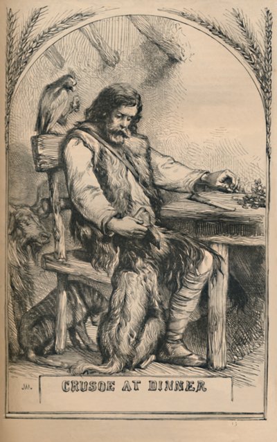 ディナーでのクルーソー、c1870 作： Unbekannt