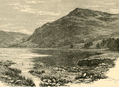 Cwm Buchan LakeとCraig-Y-Saith、1898年。 作： Unbekannt