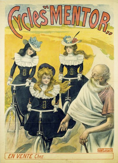 Cycles Mentor Poster、ca 1896 作： Unbekannt