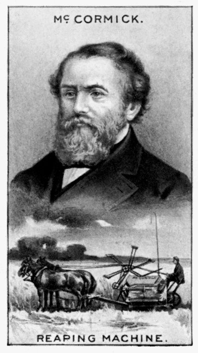 Cyrus Hall McCormick、アイルランド系アメリカ人の農家、発明家、ビジネスマン、およびマーケティング担当者、c1924 作： Unbekannt