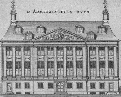 DAdmiralyteyts Huys、17世紀後半から18世紀初頭。 作： Unbekannt